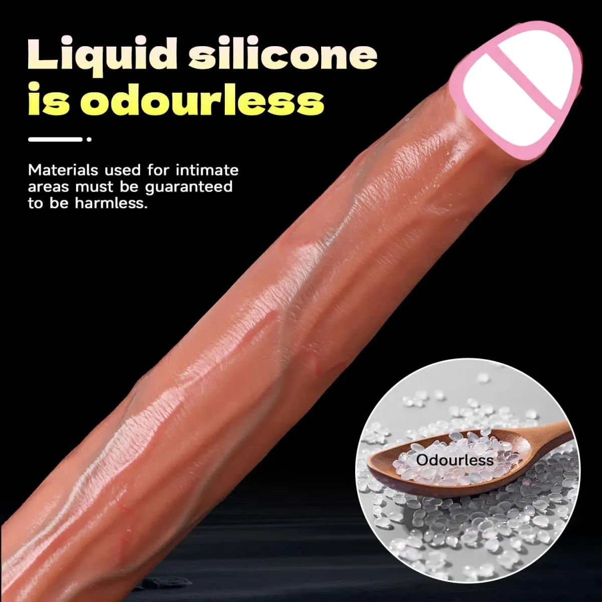 3 Sizes Realistic Super Long Dildo Penis with Suction Cup Soft Masturbator Huge Skin Feel Anal Dick Sex Toy for Men Women Adults