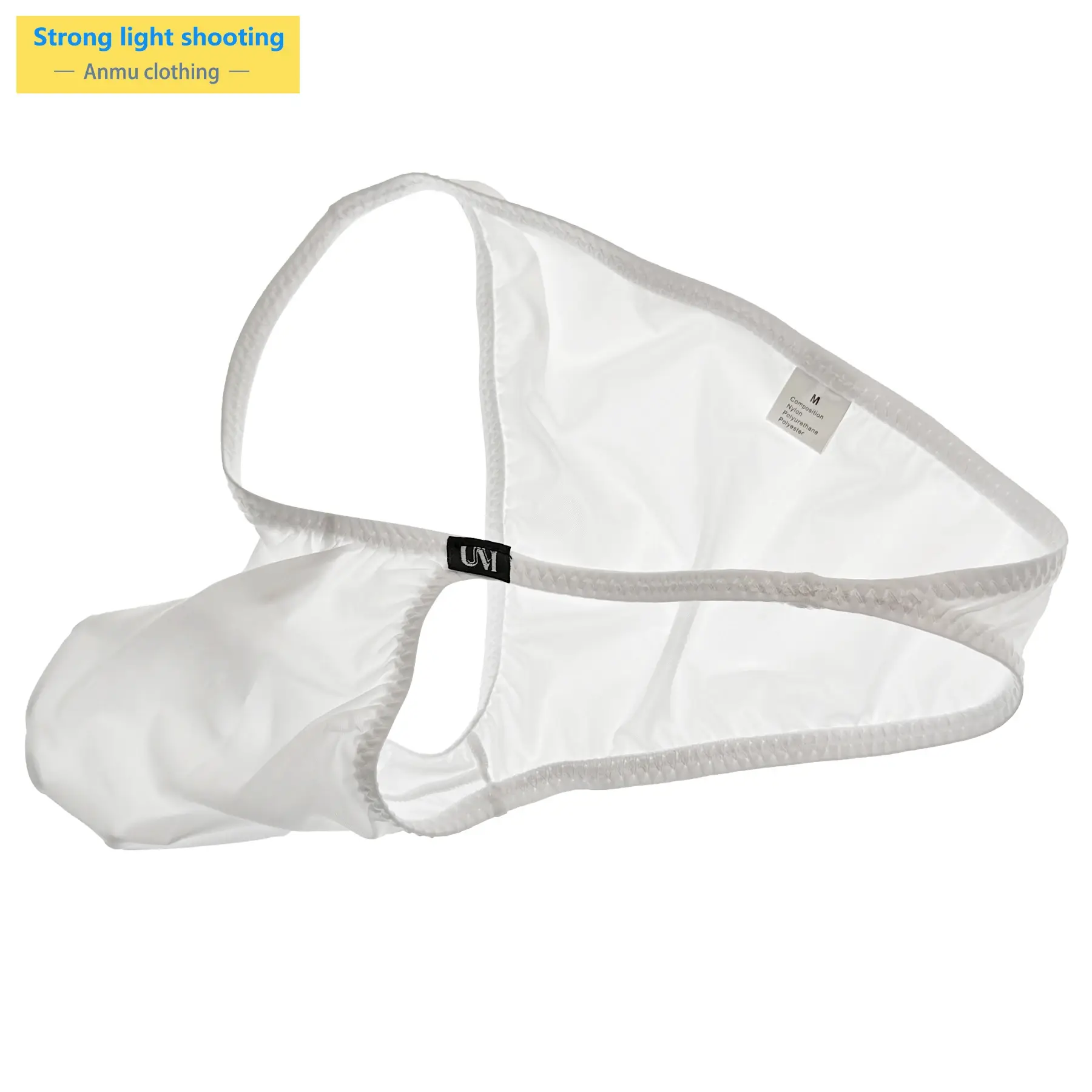 Culotte de glace surdimensionnée et confortable pour hommes, sous-vêtements sexy semi-transparents pour un usage quotidien — image 3