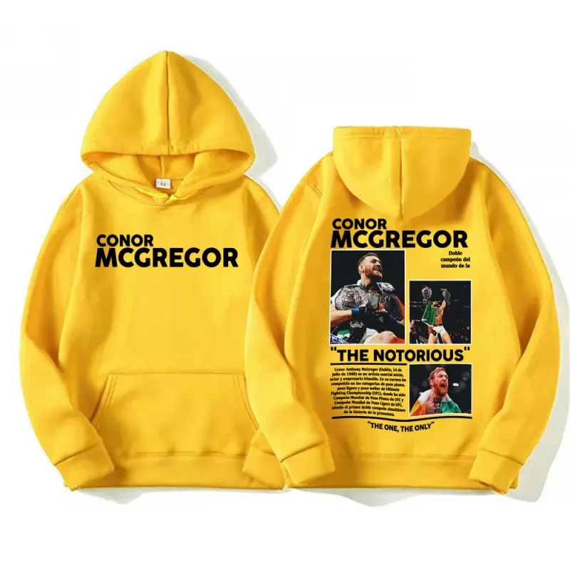 Conor Mcgregor The Notorious Merch Hoodies Men's Clothes Harajuku Cool High Street Sweatshirt Long Sleeve Loose Oversized Hoodie — image 9