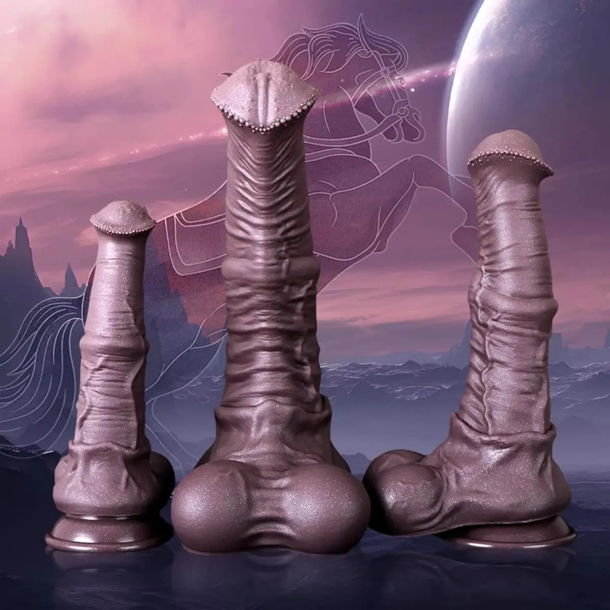 Extra Large Horse Dildo 3.2'' Diameter Monster Big Dildos With Suction Cup For Anal Animal Fantasy Sex Toys For Women Men Gay 18 — image 4