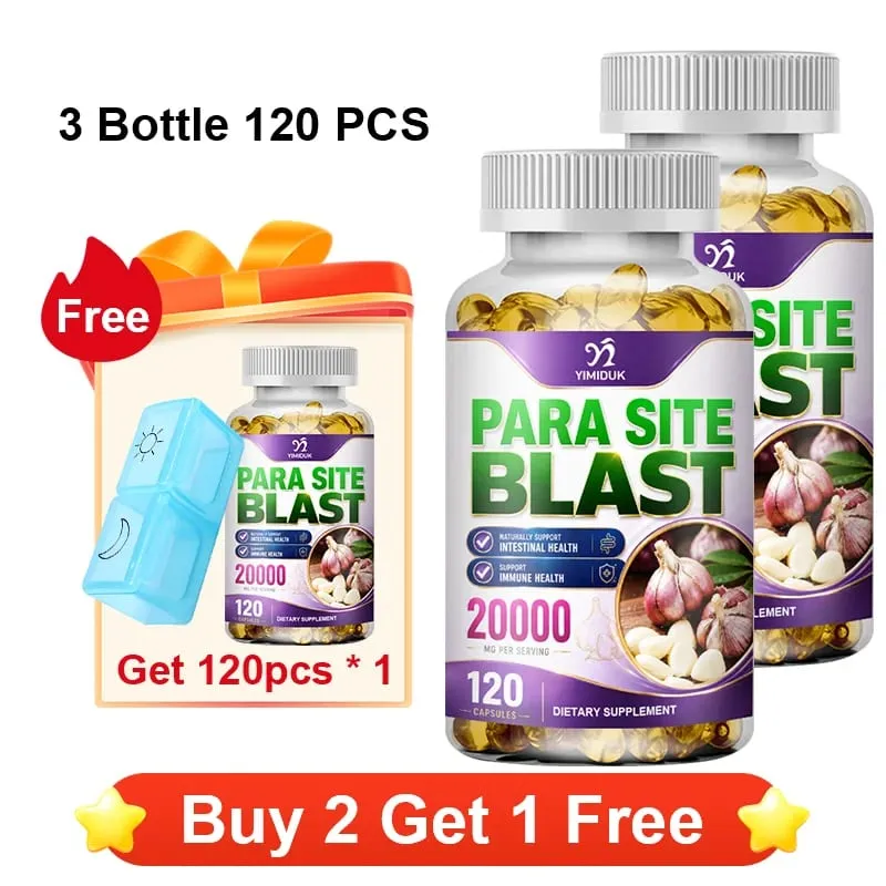 Para Site Blast Capsules with Echinacea Papaya & Oregano Support Seasonal Defense Healthy Digestion Cleanse Gut & Immune