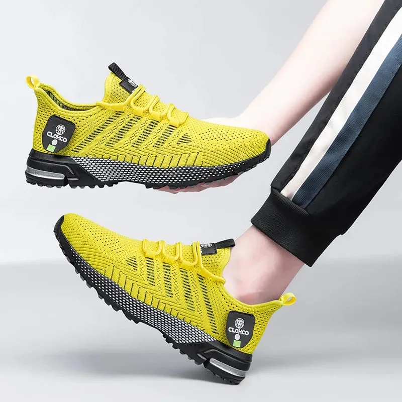 CLOHOO-en's Lightweight Knit Joggers - Breathable Road Running Shoes & Comfortable Daily Walking Sneakers. — image 4
