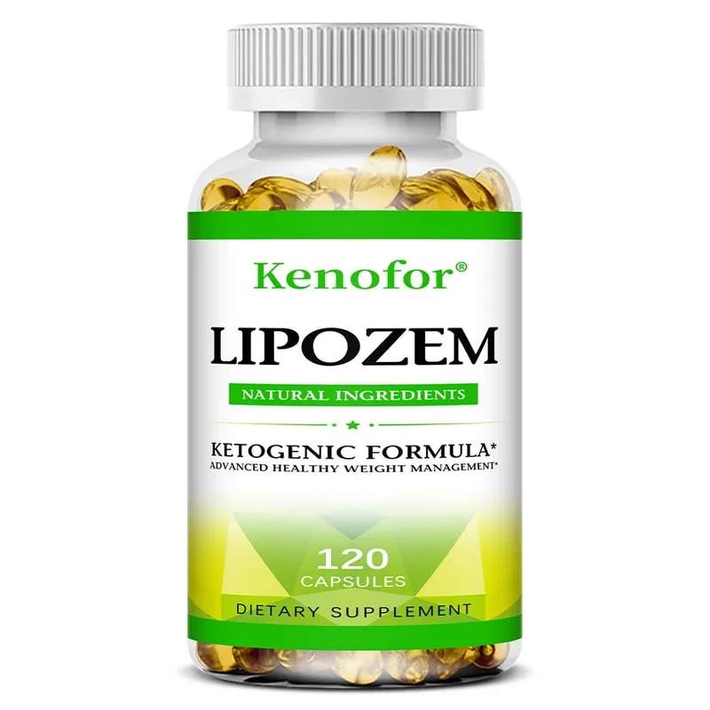 Natural Lipozem Capsules - Digestive Health Appetite Suppression Metabolism Weight Management — image 9