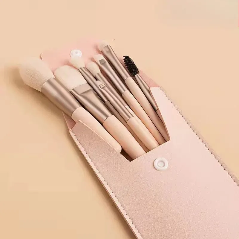 8pcs/bag Soft Fluffy Makeup Brushes Set for Cosmetics Foundation Loose Powder Eyeshadow Kabuki Blending Makeup Brush Beauty Tool — image 9