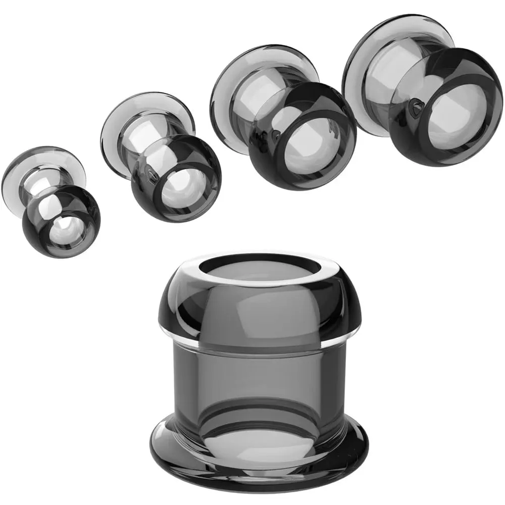 Anus Dilation Expander Prostate Massage Hollow Speculum Peeking Butt Plug Anal Beads with Stopper Adult Sex Toy for Women Men