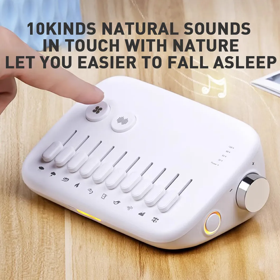 1pc Mini Sleep Sound Machine 10 Soothing Nature Sounds Portable Mini Sleep Sound Machine Noise Cancelling — image 5