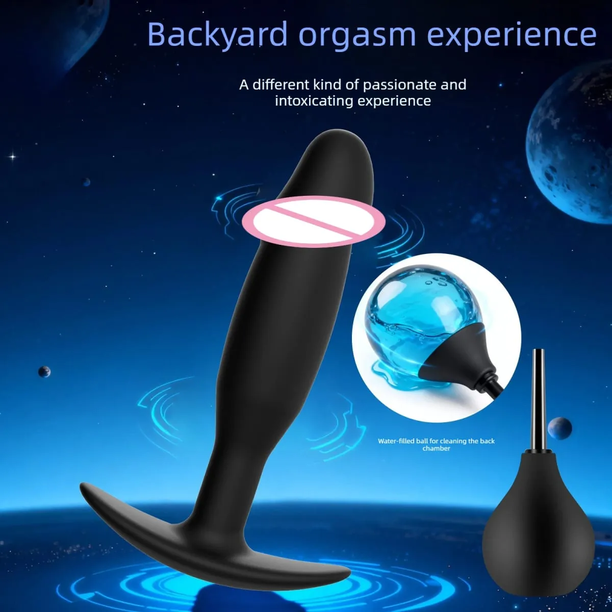 1 Piece Silicone Anal Plug Anal Dilator Soft Butt Plug for Men Women and Couples Sex Toys for Men and Women — image 2