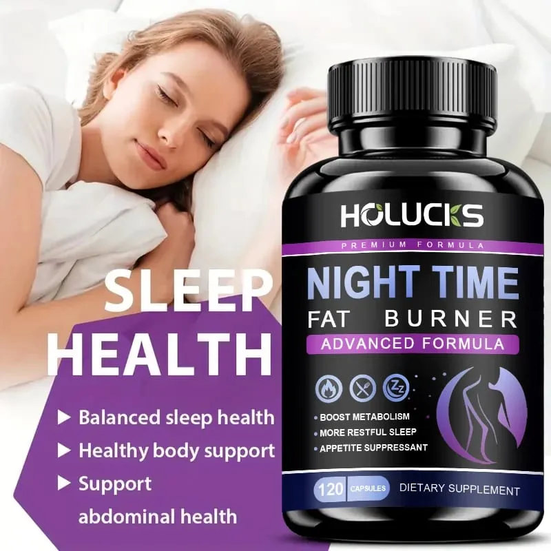 Buy 1 Get 1 Free! Pure Night Time Fat Burner Supplement for Balances Hormones Reduces Stress Eating & Restful Sleep Relax — image 6