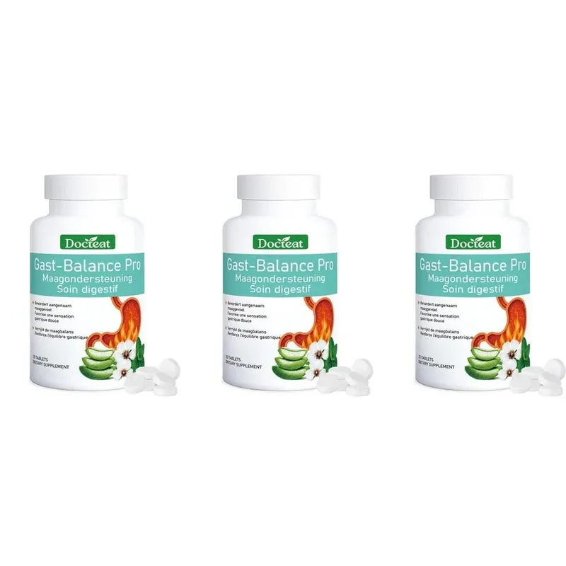 Docteat Stomach Comfort Nutrition Tablets Digestive Comfort with Aloe Vera Extract Support Stomach Balance30 Tablets