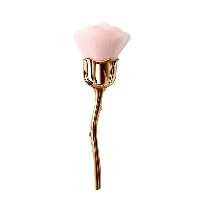 A Rose Shaped Nail Dust Brush Soft Bristles Makeup Foundation Make-Up & Powder Blusher Tools Foundation Make-Up Beauty Brush