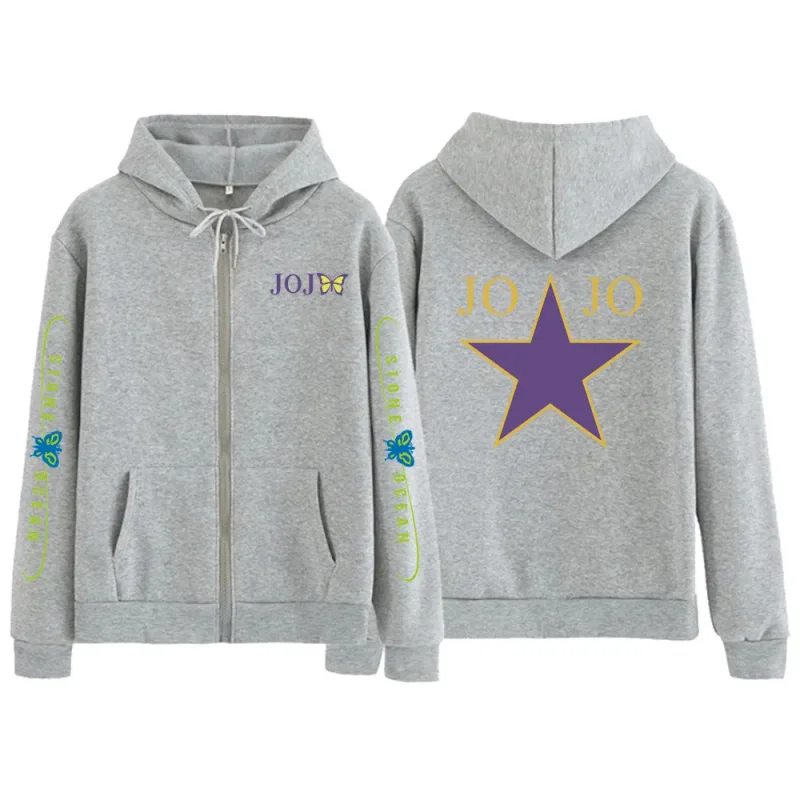 Anime Jojo's Bizarre Adventure Stone Ocean butterfly Hoodies Loose Unisex Anime Style Hoodie Autumn Spring Top sweatshirt — image 6