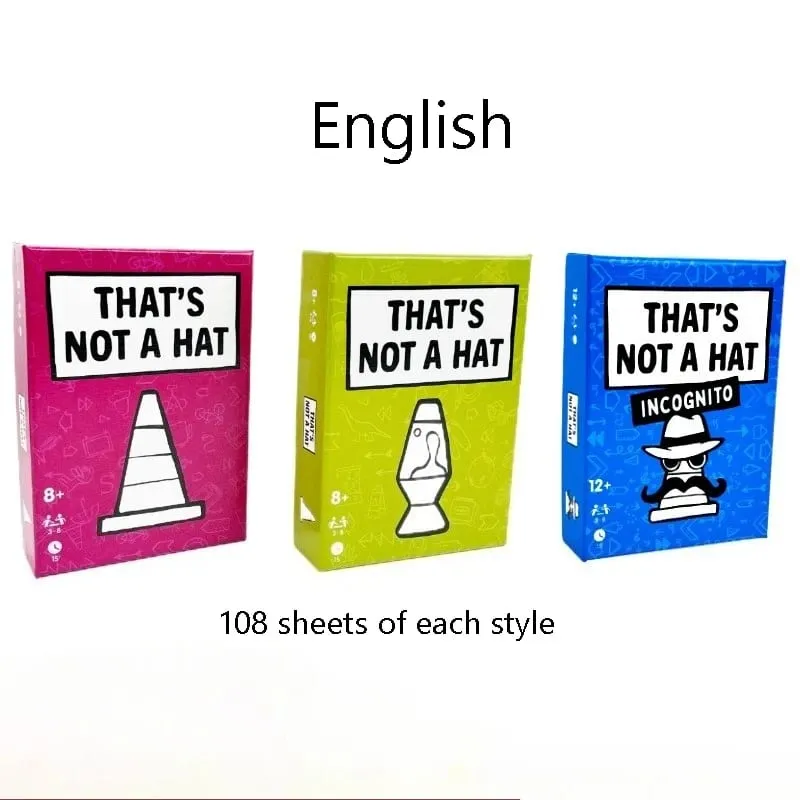 That's Not A Hat. Collection Party Board Game English Card Memory Management Happy Party Card Games — image 1