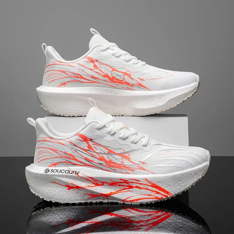 Marathon Running Shoes Men Carbon Board Speciality Sports Breathable Lightweight Women's Comfortable Athletic Nonskid Sneakers — image 4