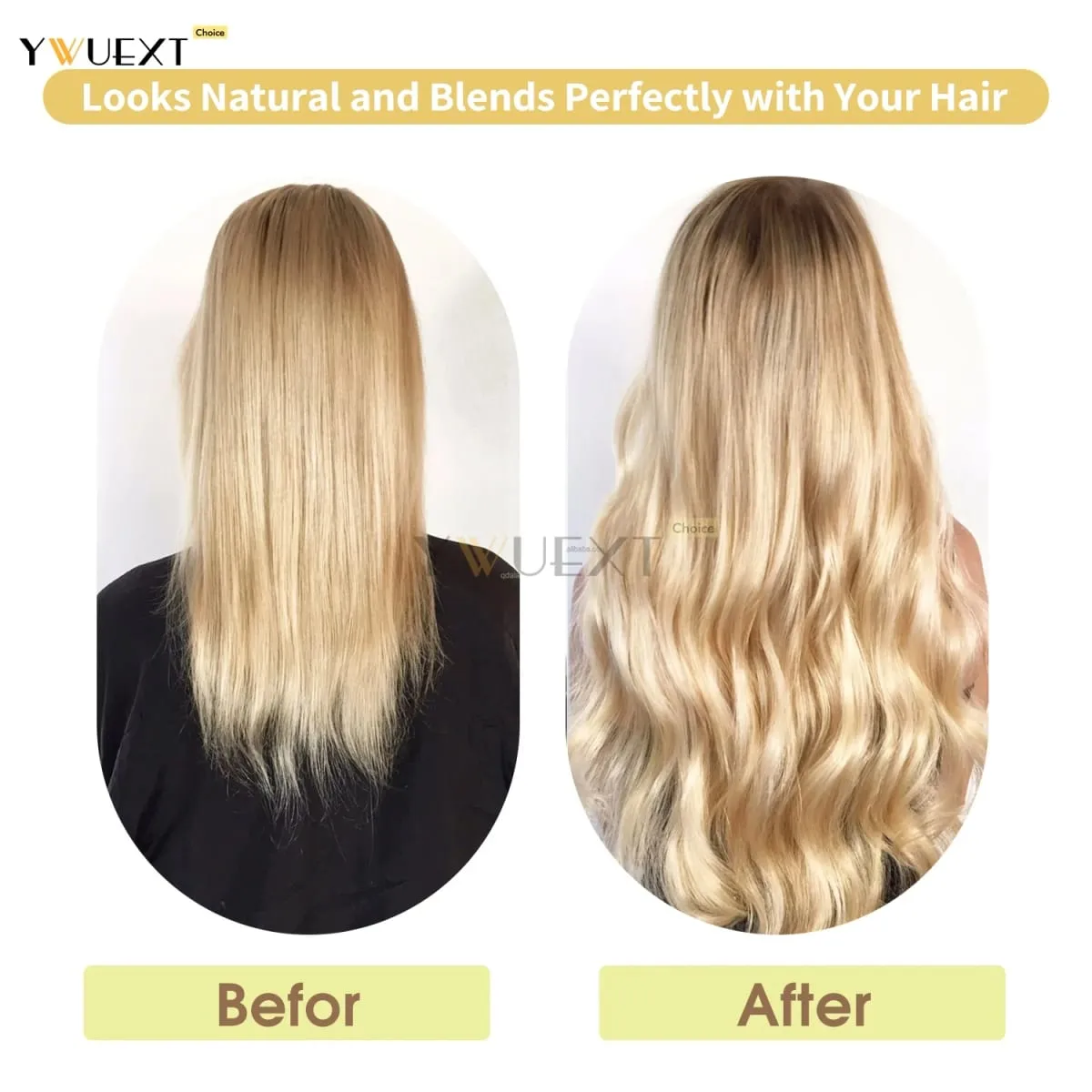 30G-50G Tape in Human Hair Extensions Natural Straight Machine Remy Hair 20pcs/pack Natural Look Hair Easy to Wear for Women — image 6