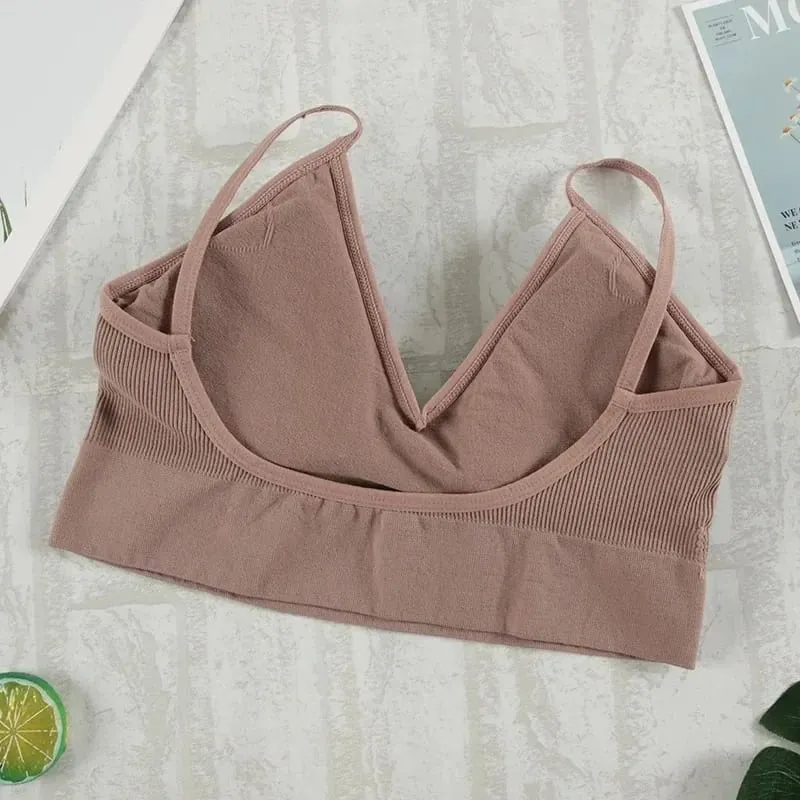 2 Pcs Bra Set Underwear Set Women Panties Sexy G-String Seamless Bralette Female Lingerie Soft Tank Crop Top 2026 New — image 6