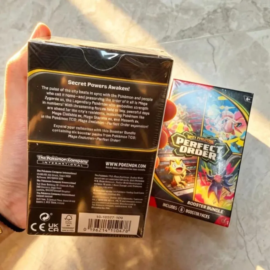 Pokemon Card Mega Evolution Chaos Rising PHANTASMAL FLAMES Scarlet Violet 151 English Booster Battle Transaction DIY Card