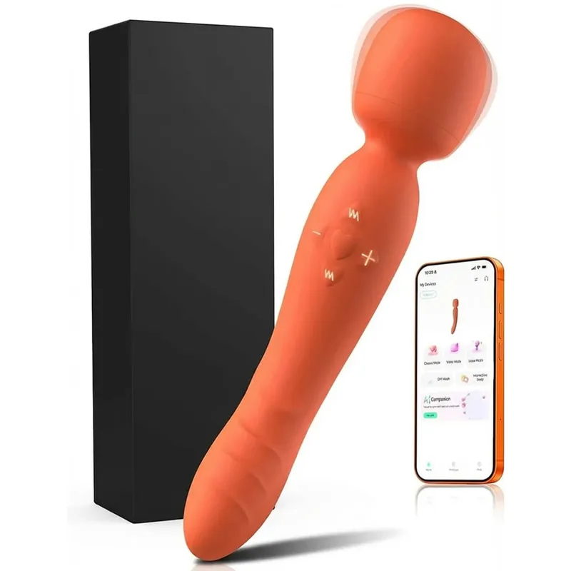 AV Vibrator G-spot Stimulation For Women Massage Stick Masturbation Stimulator Couple Silicone Female Doublehead Adult Sex Toys — image 7