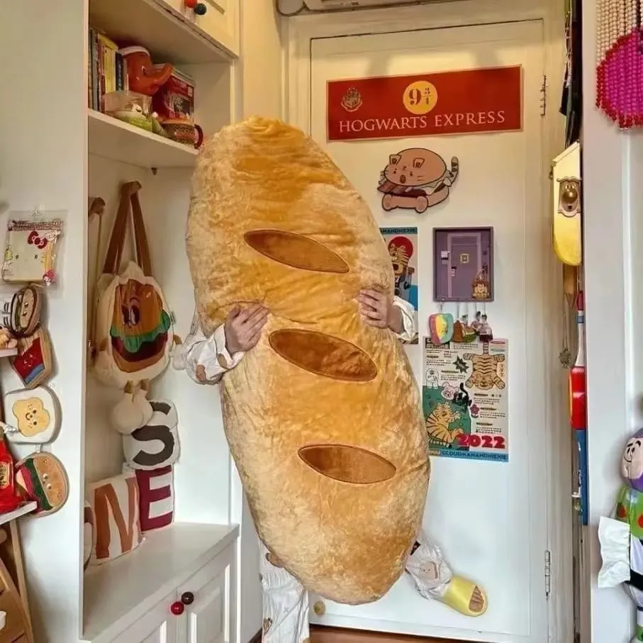 Baguette Plush Pillow Simulated Bread Stuffed Cushion Home Decor Toys Accompany Sleep Toy Sofa Cushion Creative Birthday Gifts — image 8