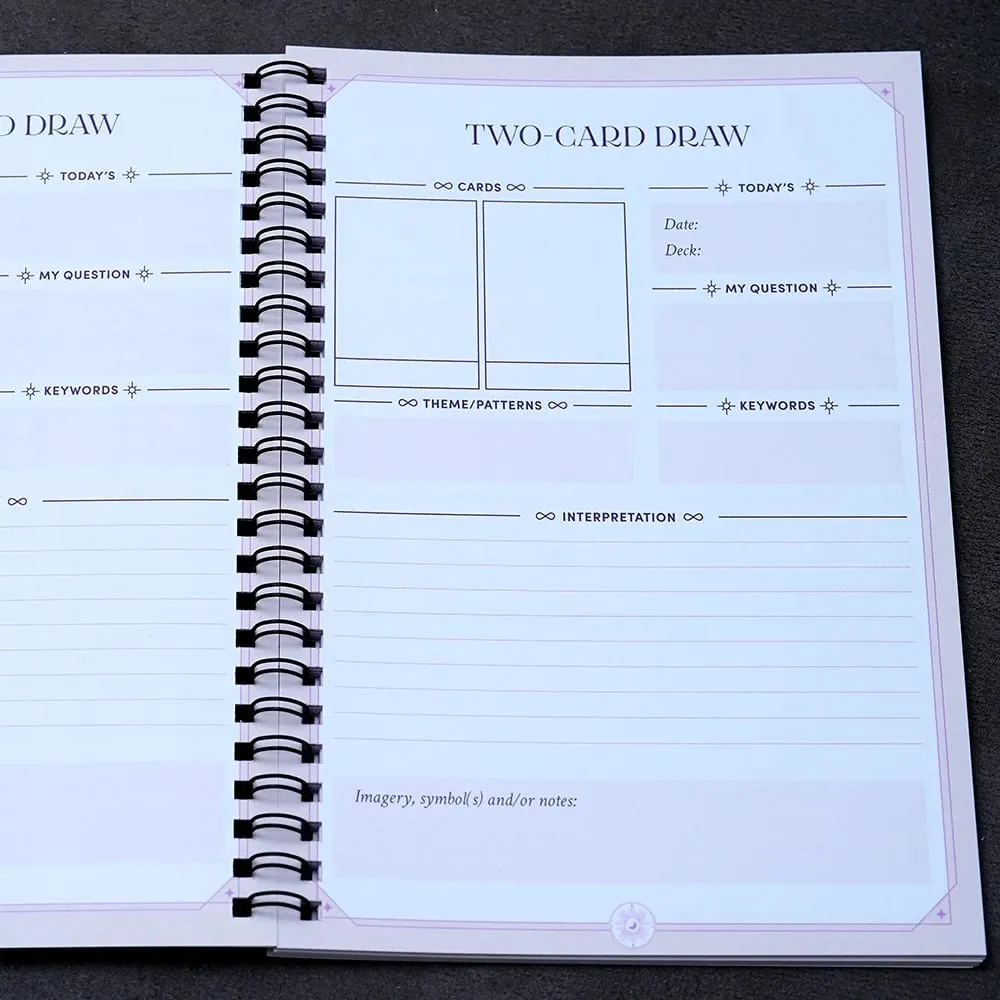 Tarot Journal 68 Pages Card Readings Spreads Major Arcana Cards Study Sheet Tarot Reading Mental Healing Decision-Making Astrolo — image 3