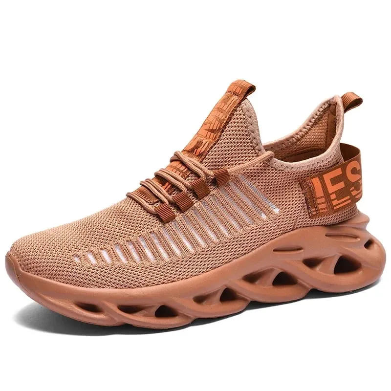Mens Athletic Sneakers Lightweight Breathable Gym Shoes Non Slip Walking Shoes Comfortable Sports Shoes For Men Training — image 8