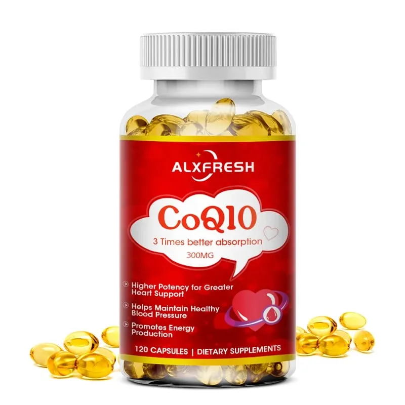 Alxfresh CoQ10 300 mg - 3x absorptie | 120/60 portie | Co-enzym Q-10 | Niet-GMO glutenvrij veganistisch | Dieetvitaminessupplement — image 8