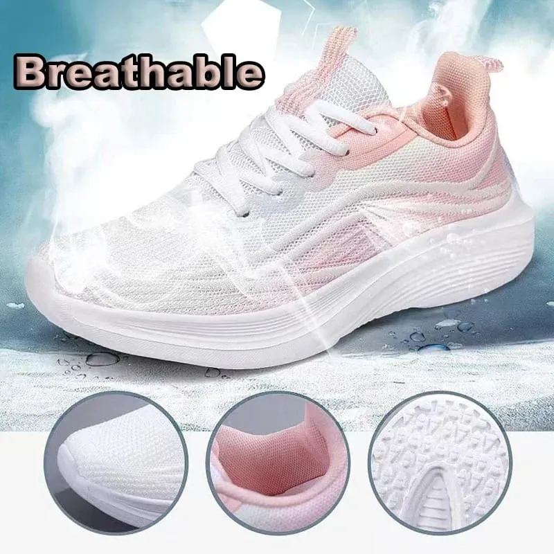 Casual Running Summer Fashion Anti Slip Hiking Mesh Breathability Athletic Shoe Tennis Woman Trend 2025 Woman Sneakers Couple — image 2