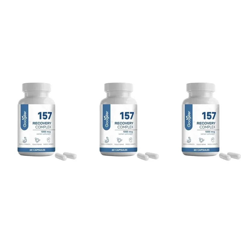 157 Recovery Complex Capsules with L-Valine and L-Glutamine for Recovery Support Muscle Growth Amino Blend 1000 Mcg 60 Capsules — image 10