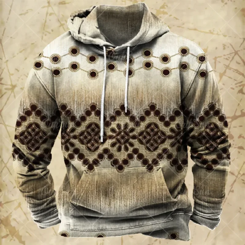 Vintage Hoodie For Men Harajuku 3D Print Autumn Long Sleeve Sweatshirts Oversized Y2k Clothing Men's Hoodies Fashion Streetwear — image 10