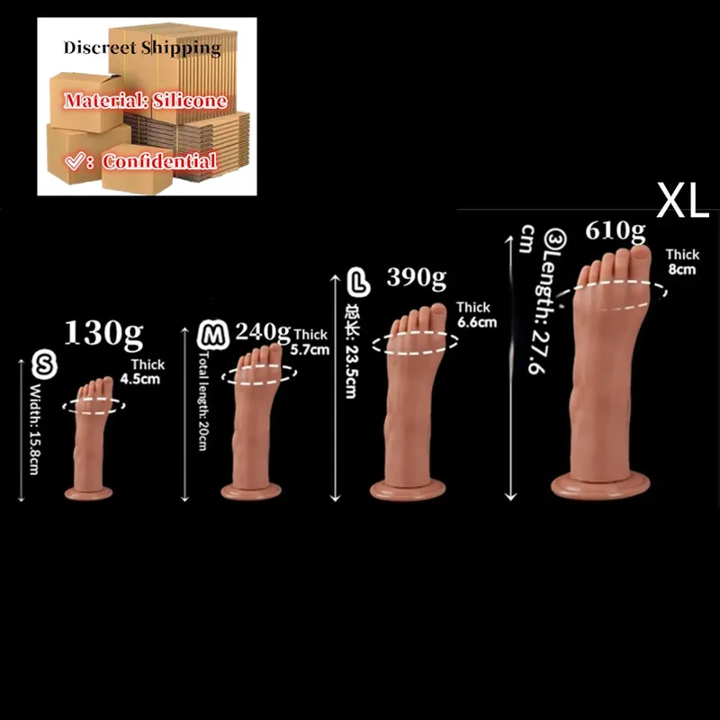 Feet Style Anal Plug Big Silicone Ass ButtPlug Deep Masturbator Dildo Dilator Stimulator Anal Dildo Adult Sex Toy For Women 성인용품 — image 10
