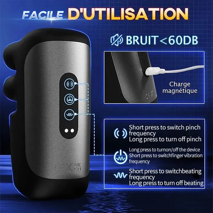 Vibrator For Men Tapping Flapping Glans Massager Sex Machine Penis Delay Trainer Automatic Male Masturbator Sex Toys for Adult — image 5