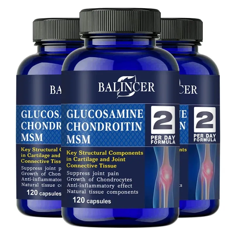 Glucosamine Chondroitin MSM - for Joint and Knee Health Immune System Non-GMO 120 Capsules — image 11