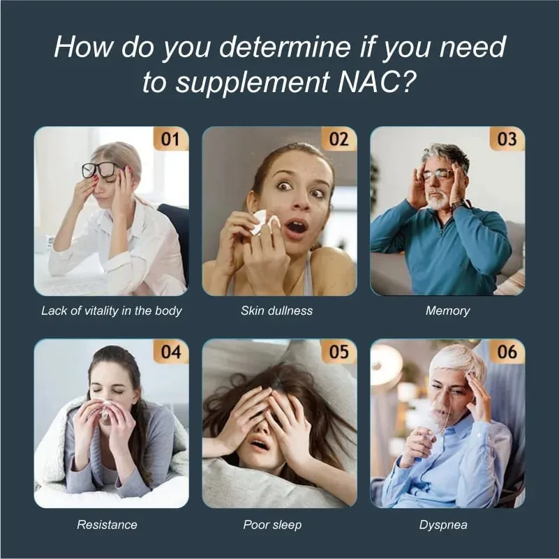 Greensure NAC Glutathione Capsules N-Acetyl Cysteine 1200 mg Support for Liver Lung | Amino Acid Increases Glutathione — image 6