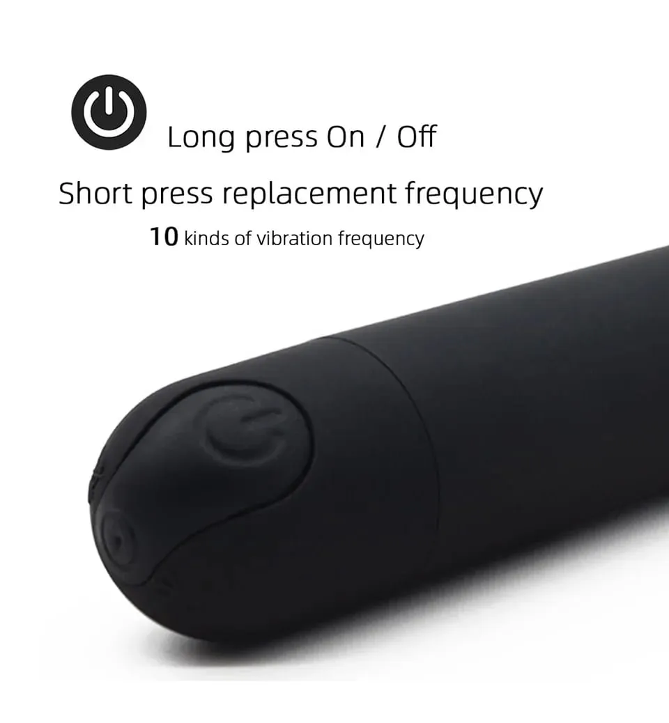 G Spot Bullet Vibrator Nipple Clitoral Stimulator 10 Vibration Mode Portable Mini Vaginal Anal Massager Adult Sex Toys for Women — image 6