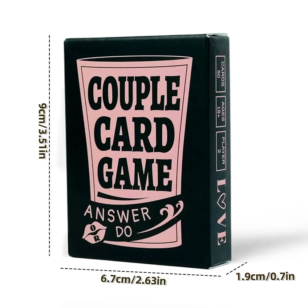 Couple Card Game Romantic Truth or Dare Drinking Game for Adults Date Night Activity Anniversary Valentine Gift 50Pcs — image 6