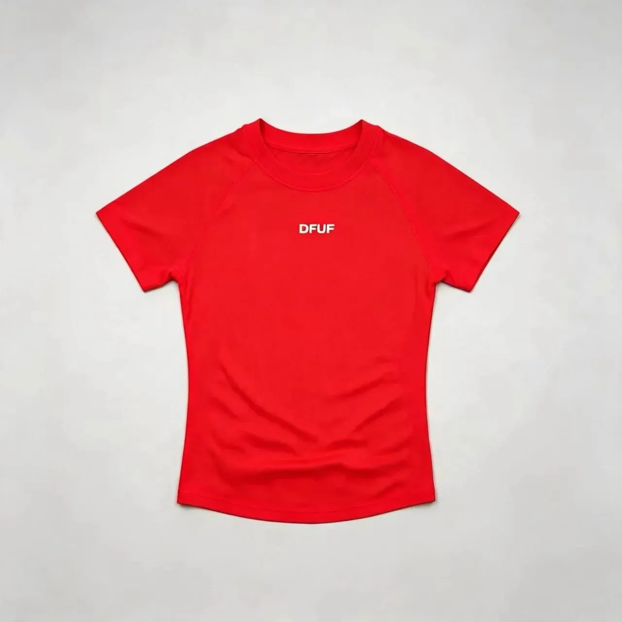Women Elastic Slim Short Sleeve T-Shirt Soft Breathable Casual Top for Gym Yoga Jogging Fitness Daily Wear — image 5