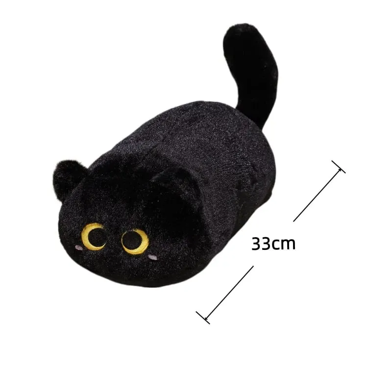 33cm Cat Plush Cushion Adorably Cat Stuffed Pillow Kawaii Throw Pillow Home Decor Toys Soft Sofa Cushion Creative Birthday Gift