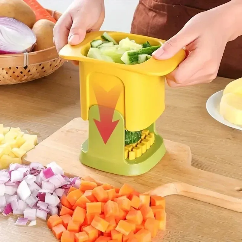 Multifunctional Cucumber Potato Slicer Household Hand Pressure Onion Dicer Kitchen Tools Vegetable Chopper French Fries Cutter — image 2