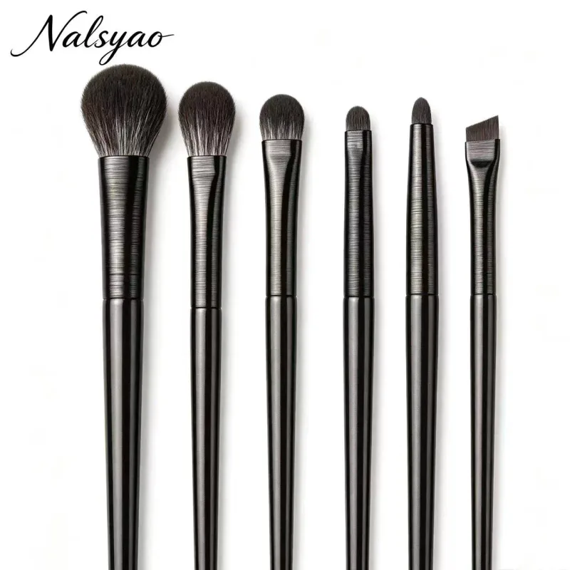 Eyes Cosmetic Blending Detail Make Up Tools Natural Eye Makeup Brushes Set Eyeshadow Brush Eyebrow Contour Eyeliner Brush Women
