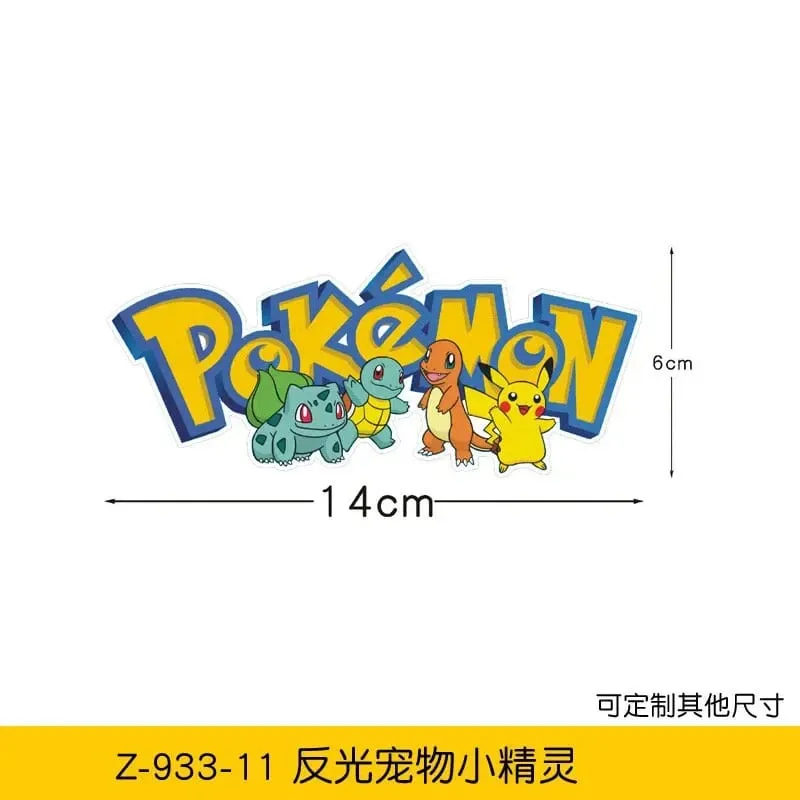 20styles Pokemon Car Stickers Anime Figure Pikachu Gengar Eevee Charmander Cute Cartoon Doll Creative Sticker Birthday Gifts — image 17