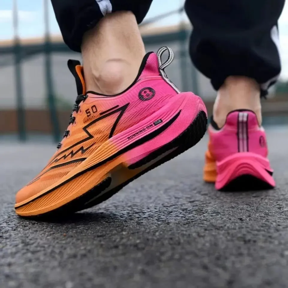 Brand Men's Carbon Plate Running Shoes Soft Cushion Shock Absorbing Sports Shoes Unisex Sneakers Light Anti-Slip Training Shoes — image 6