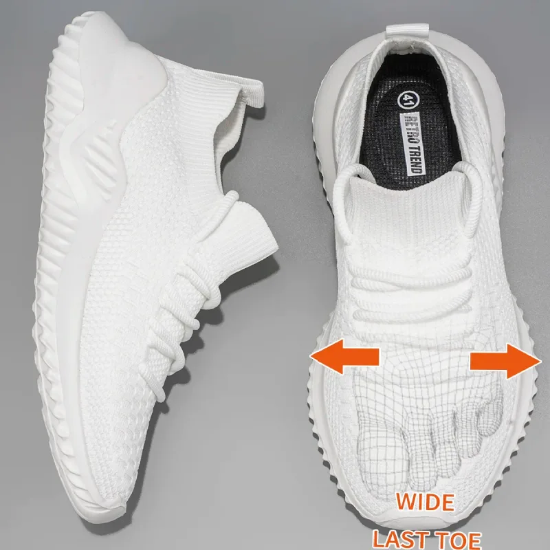Men's Large Size Wide Last Sports Shoes Outdoor Hiking Running Comfortable Casual Versatile Fashionable Shoes for Couples — image 2