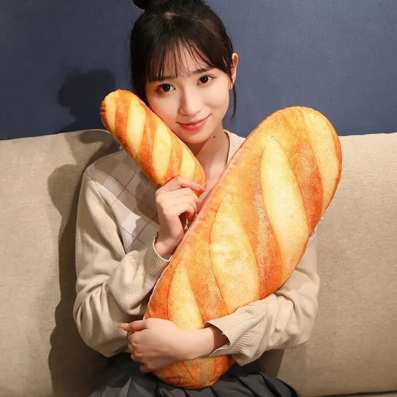 20-50CM Giant Bread Plush Long Pillow Toy Soft Funny Simulation Food Toy Creative Cushion Birthday Present Christmas Gift — image 9