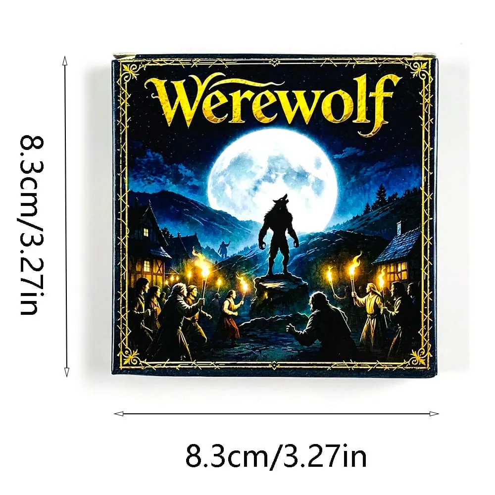 Werewolf Board Game Cards 24 Cards Social Party Game for 8-18 Players with Role Cards & Game Rules Perfect for Family & Friend — image 6