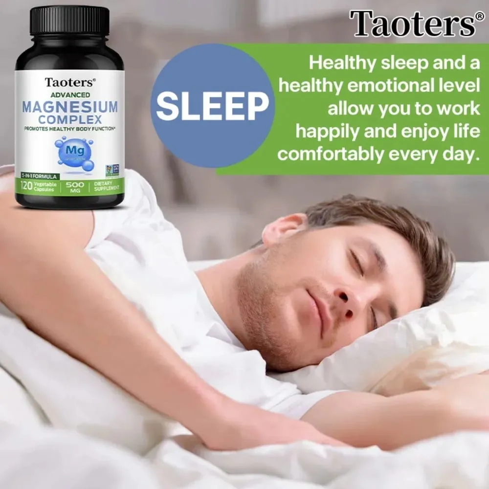 Magnesium Complex - Bone Muscle & Heart Health Supplement Sleep Support Muscle Relaxation Stress & Anxiety Relief — image 7