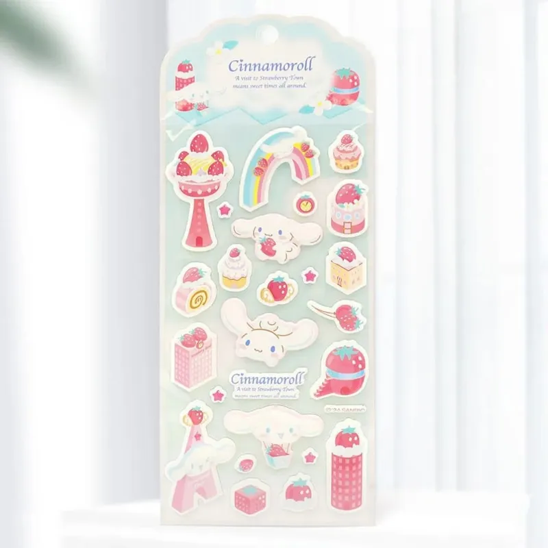Genuine Sanrio 3D Foam Stickers Cartoon Hello Kitty Kuromi Melody Toy Decal For Scrapbook Water Mug Phones Planners Decor Decals — image 10