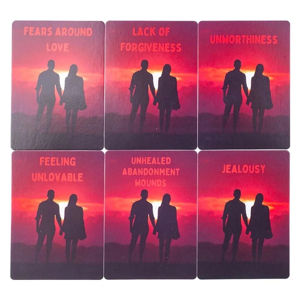 8.8x6.3cm Oracle Blocks to Love Puzzle Cards - Leisure Family And Friend Party Game Set of 64 — image 4