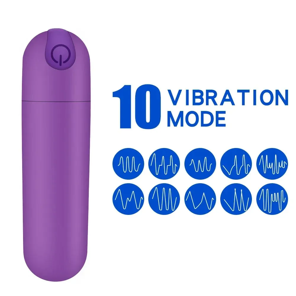 Powerful Mini Bullet Vibrator Female Clitoris Stimulator Vibrating Egg Anal Plug Vagin Massager Masturbation Sex Toys for Women — image 5