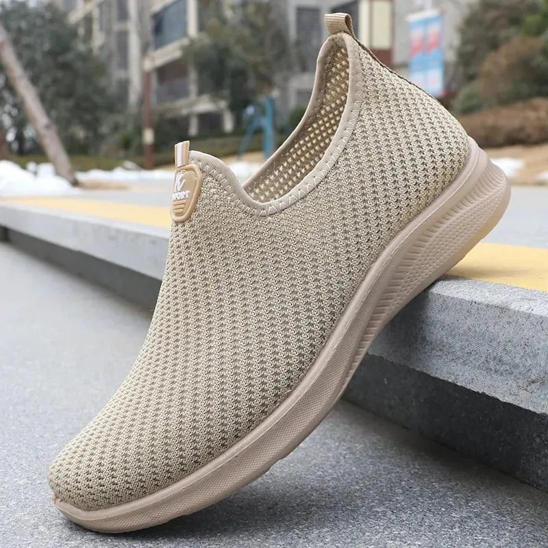 2025 รองเท้าผู้ชายรองเท้าผ้าใบลำลองฤดูใบไม้ผลิฤดูร้อนBreathable Soft Soleน้ำหนักเบาราคาไม่แพงขี้เกียจรองเท้าผ้าใบรองเท้าผู้ชาย — image 4
