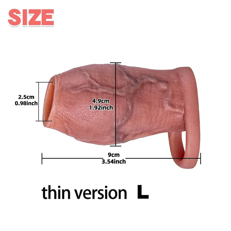 Man Dick Enlargement Semen Lock Ring For Men Delayed Ejaculation Soft Silicone Penis Sleeve Hollow Cock Ring Adult 18+ Sex Toy — image 9