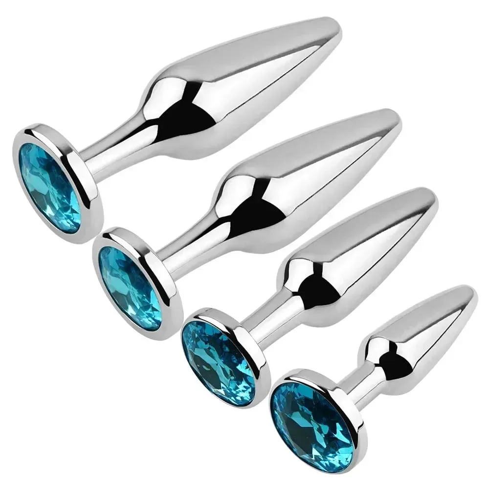 Metalen Anale Kralen Butt Plug Set Kleine Grote Draagbare Kont Anale Plug Sieraden Dilatator Dildo Prosa Massager Seksspeeltje Man Vrouwen winkel — image 2